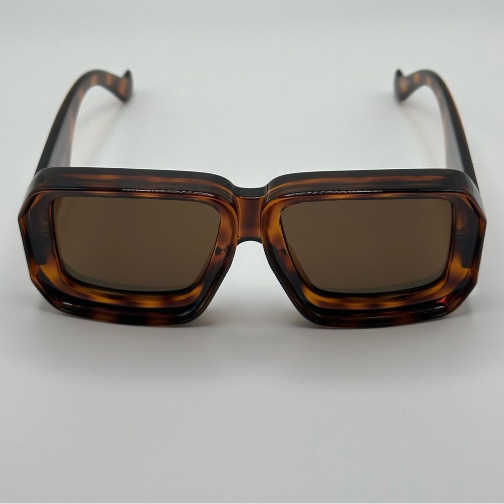 NEW LOEWE LW40064U 5652G Shiny Dark Havana Brown Women - Picture 3 of 13